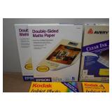 Assorted Printer Paper - Resume, Transparency, Stickers, Cards, Labels