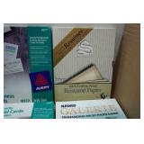Assorted Printer Paper - Resume, Transparency, Stickers, Cards, Labels