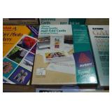 Assorted Printer Paper - Resume, Transparency, Stickers, Cards, Labels
