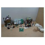 Assorted Department 56 Christmas Village Pieces