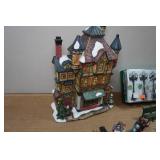 Assorted Department 56 Christmas Village Pieces