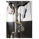 Commercial Multi-Station Weight Machine with Leg Press and Dip Stand