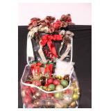 Collection of Christmas Ornaments and Holiday Decorations