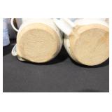 Assorted Coffee Mug Set with Decorative Sign and Mail Organizer