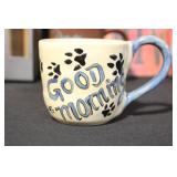 Assorted Coffee Mug Set with Decorative Sign and Mail Organizer