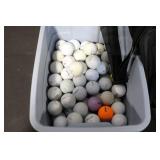 Nike Golf Bag with Assorted Used Golf Balls