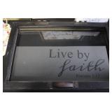 Collection of Framed Inspirational Signs and Plaques