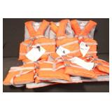 Set of 6 Stearns Adult Universal Flotation Life Jackets