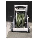 Hosemobile Hose Reel Cart with Garden Hose and Nozzle
