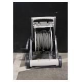 Suncast Hose Reel Cart with Zero-G Garden Hose and Spray Nozzle