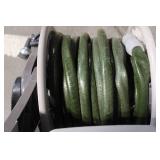 Portable Garden Hose Reel Cart with Hose and Spray Nozzle