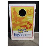 FlipFlop Wines Branded Cornhole Game Set with 2 Boards and 2 Bean Bags