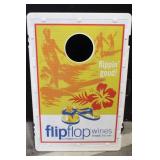 FlipFlop Wines Branded Cornhole Game Set with 2 Boards and 2 Bean Bags