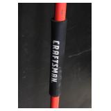 Lot of Floor Cleaning Tools with Brooms, Snow Shovels, Squeegees, and Holders