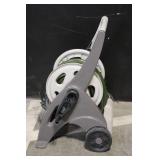 Garden Hose Reel Cart with Hose and Adjustable Nozzle