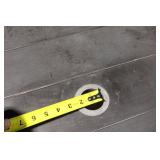 Champion Black Outdoor Patio Dining Table with Slatted Top