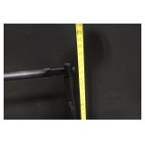 Adjustable Black Metal Clothing Garment Rack