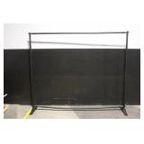 Adjustable Black Metal Clothing Garment Rack