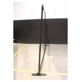 Adjustable Black Metal Clothing Garment Rack