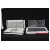 MIKE 12x24 Inch Glazed Porcelain Tiles in Gray Marble Finish, Set of Boxes