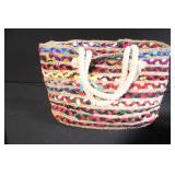 Beach Set with Straw Hat, Woven Tote, Platform Sandals, and Striped Towel