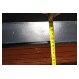 Large Raised Metal and Wood Planter Box on Stand