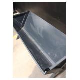 Large Raised Metal and Wood Planter Box on Stand