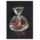 Set of 2 Glass Storage Jars, Crystal Perfume Bottle, and Ornate Picture Frame