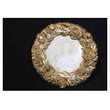 Set of 2 Glass Storage Jars, Crystal Perfume Bottle, and Ornate Picture Frame