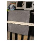 Pallet Lot of Concrete Pavers, Cinder Blocks, and Deer Mineral Bag