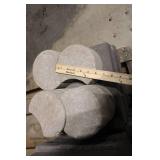 Pallet Lot of Concrete Pavers, Cinder Blocks, and Deer Mineral Bag