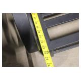 Metal Patio Chair Frame with Decorative Scroll Back