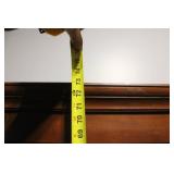 Pair of Wooden Corner Bookcases with Cabinet Doors