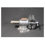 Masterforce Bench Vise with Swivel Base and Ruler Guide