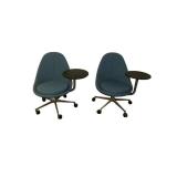 Swivel Base Chair with Movable Tablet Arm