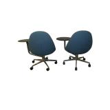 Swivel Base Chair with Movable Tablet Arm