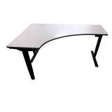 Power Sit Stand Desk with Memory Settings measures 70" wide / 46" deep / Adjusts between 24.5" to 50" tall