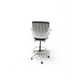 Cobi Draft Chair-Gray/White