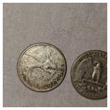 Washington Silver,25c,(3)