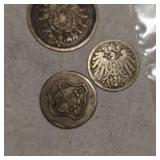 Lot of 3 Silver Pfennings