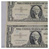 (3) 1957 Series $1 Silver Certificates