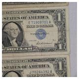 (3) 1957 Series $1 Silver Certificates