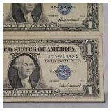 (3) 1957 Series $1 Silver Certificates