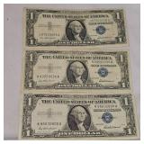 (3)1957 Series $1 Silver Certificate