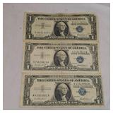 (3)1957 Series $1 Silver Certificate