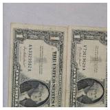 (3)1957 Series $1 Silver Certificate