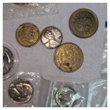 Misc Coin Lot w/1oz Copper Round