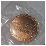 Misc Coin Lot w/1oz Copper Round