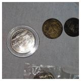 Misc Coin Lot w/1oz Copper Round