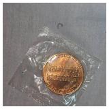 Misc Coin Lot w/1oz Copper Round